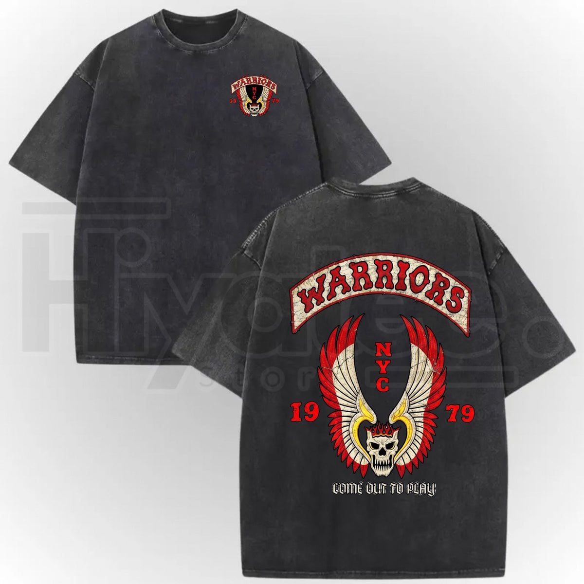 The Warriors 1979 Movie Vintage Washed T-Shirt – Retro Cult Classic Graphic Tee for Men & Women