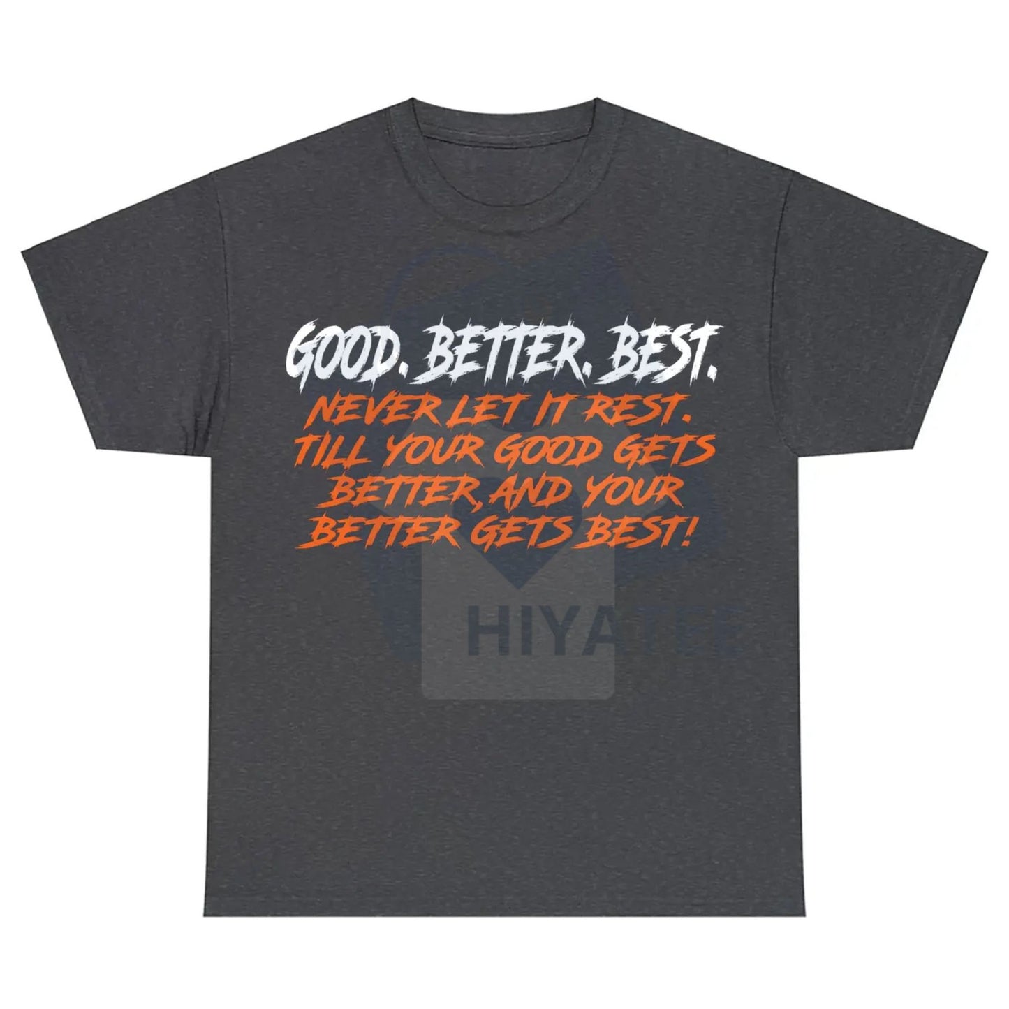 Chicago Bears "Good Better Best Never Rest" T-Shirt – Fan Motivational Graphic Tee