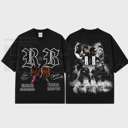 The R&B Tour 2026: Raymond & Brown #3 Premium Acid T-Shirt Tank Top – Retro Graphic Tee