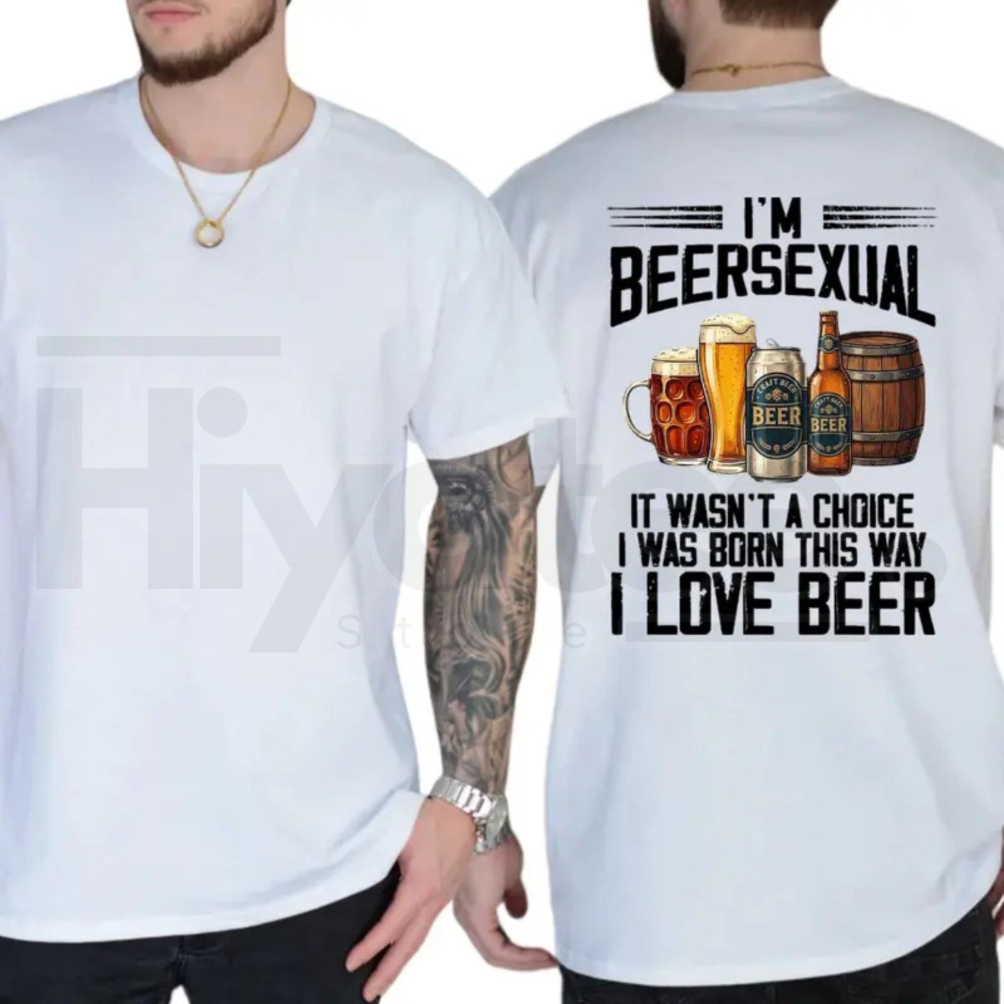 I'm Beersexual T-Shirt – Funny Beer Lover Humor Graphic Tee