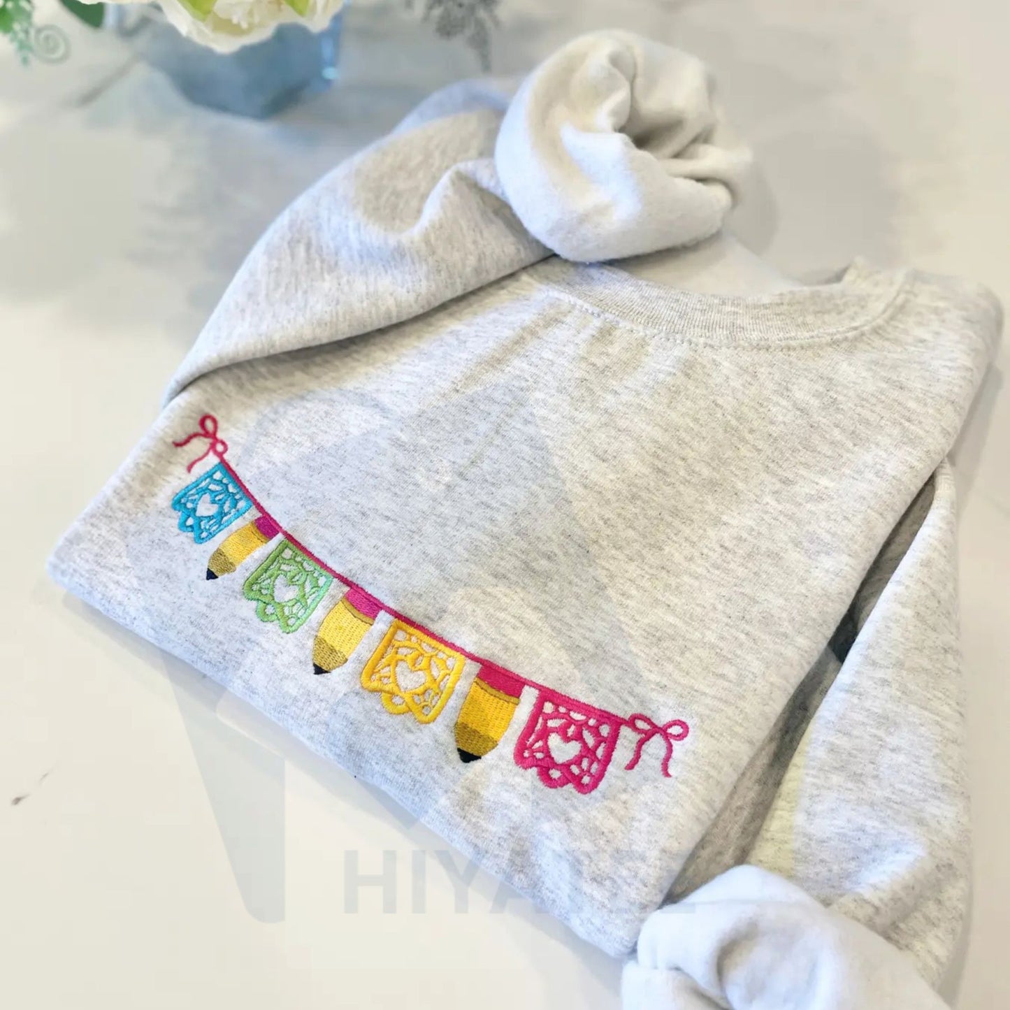 Papel Picado "Maestra Bilingüe" Sudadera Bordada – Regalo Perfecto para Consejeras y Directoras