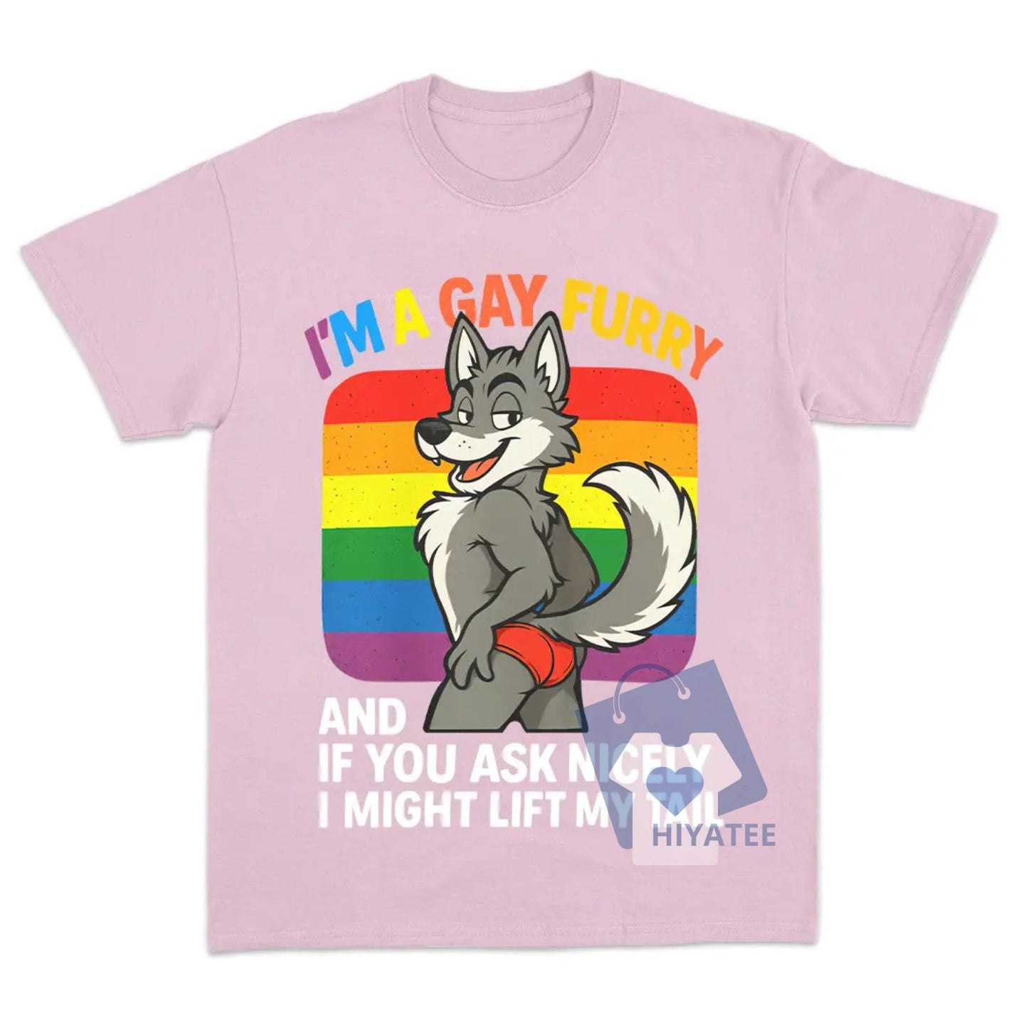 I’m a Gay Furry T-Shirt – Funny LGBTQ Pride Tee, Furry Community Shirt