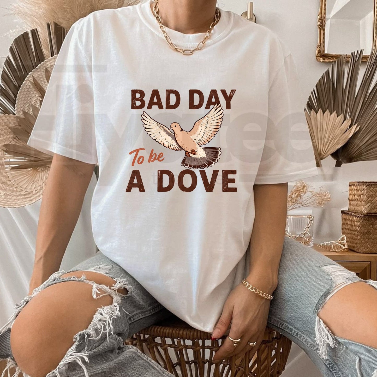 Dove Day Mossy Oak T-Shirt – Bad Day To Be A Dove Camo Hunting Tee