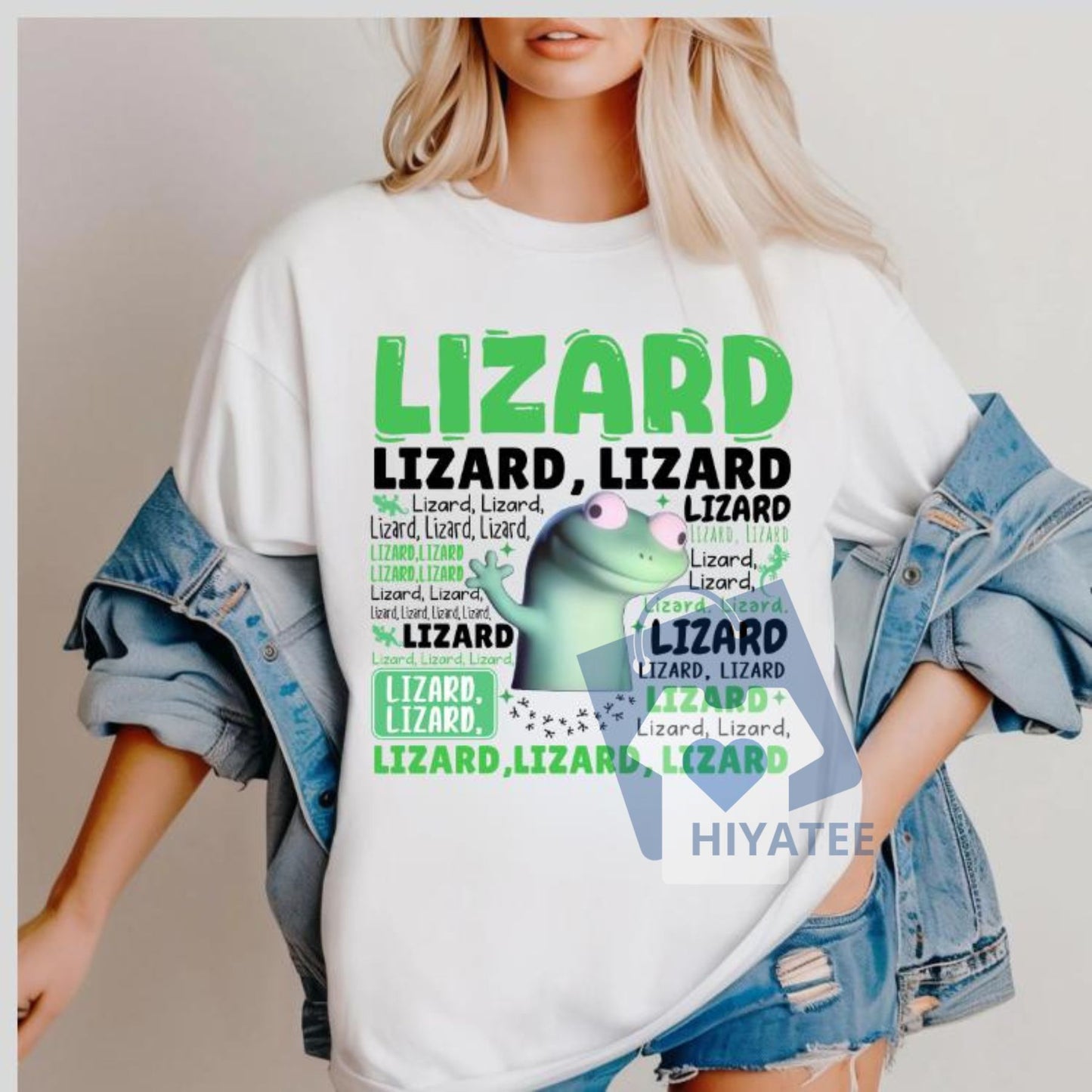 Lizard Lizard Lizard Meme T-Shirt – Funny Weirdcore Y2K Graphic Tee, Elio Lizard Aesthetic Gift Shirt