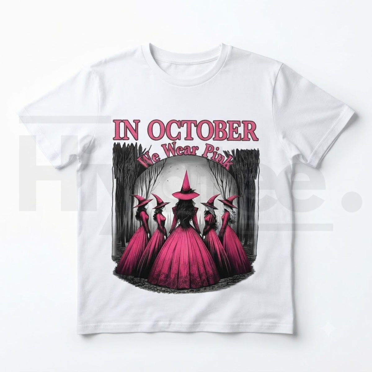 Marok Wear Women's Gothic Witch T-Shirt – Dark Aesthetic Graphic Tee