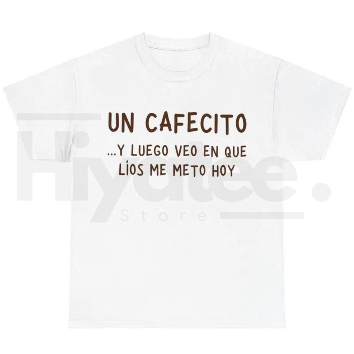 Un Cafecito Spanish Coffee Lover T-Shirt – Latina Coffee Obsessed Graphic Tee