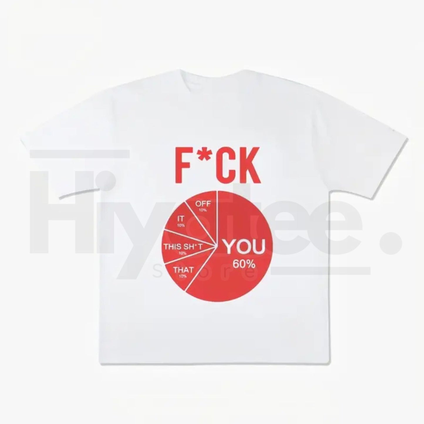Unisex Funny Pie Chart T-Shirt – Sarcastic Humor Diagram Cotton Tee