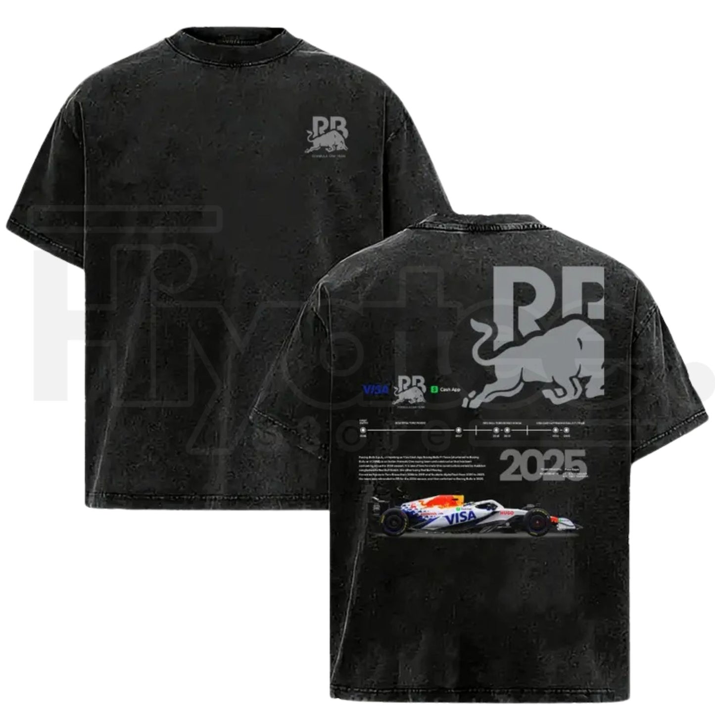 Vintage Open Wheel Racing Graphic T-Shirt – Retro Motorsport Washed Oversized Tee