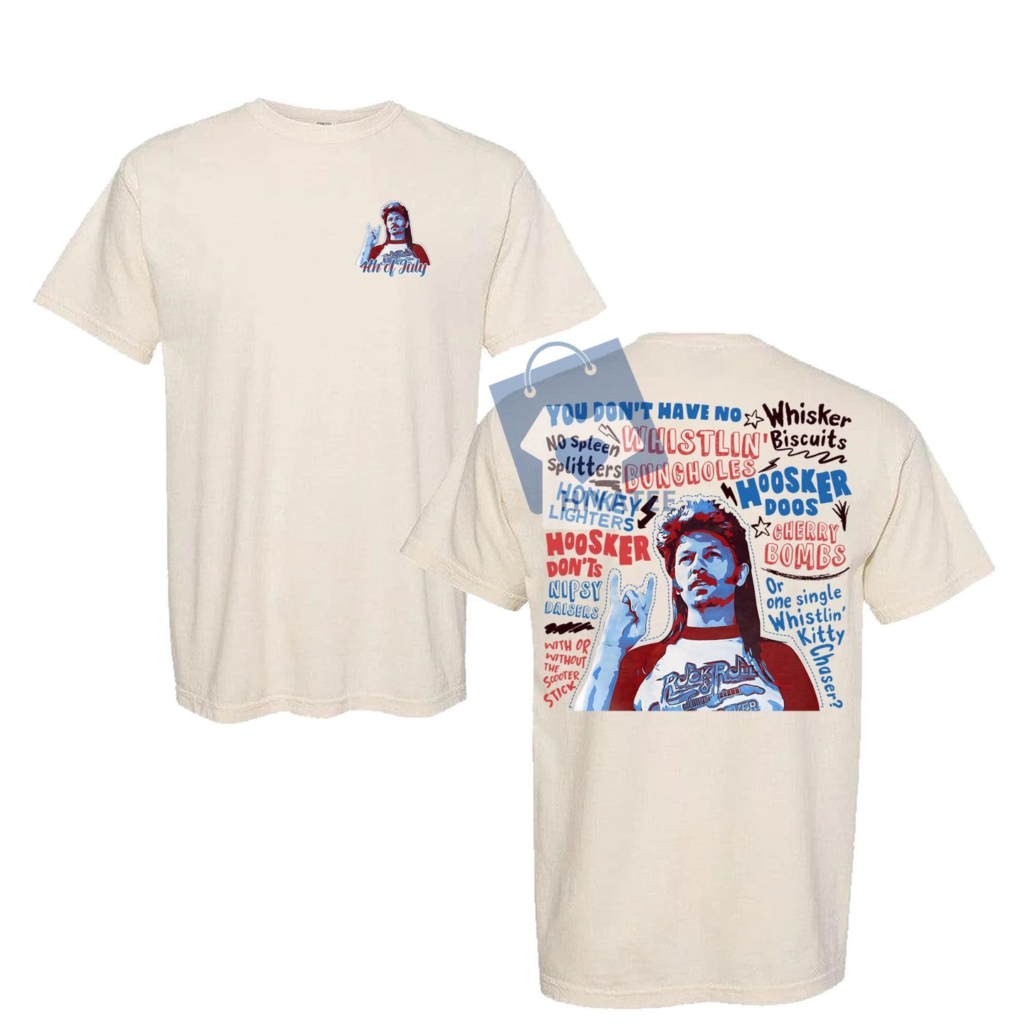 Joe Dirt 4th of July Shirt – ‘Merica 2-Sided Patriotic Tee