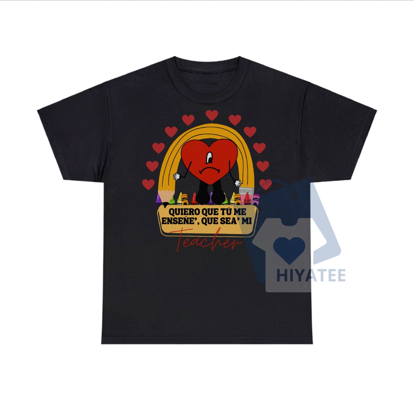 "Quiero Que Seas Mi Teacher" Camiseta Unisex – Regalo Ideal para Profesores