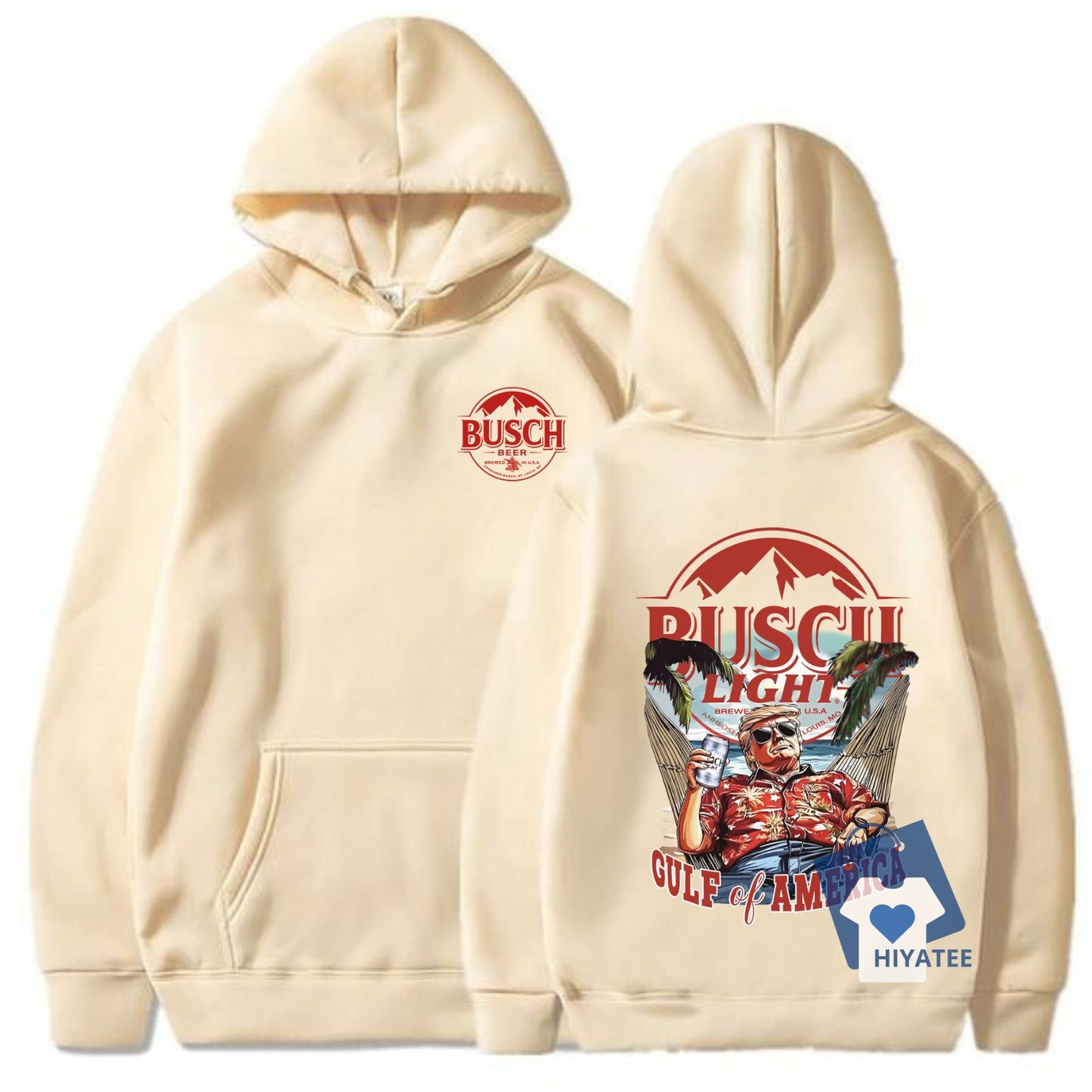 Busch Light Vintage Hoodie – Gulf of America Beer Lovers Edition