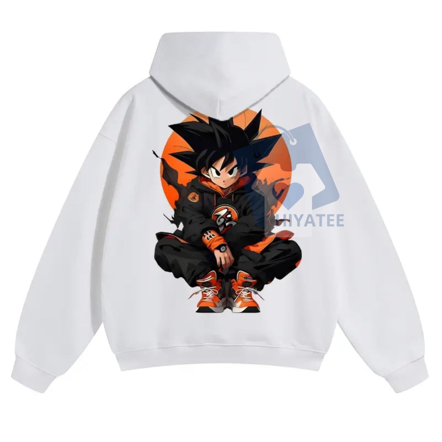 Dragon Ball Z "DBZ" Viral Graphic Hoodie – Unisex 90s Retro Anime Pullover, Funny Cartoon Streetwear, Cozy Fleece Gift for Him