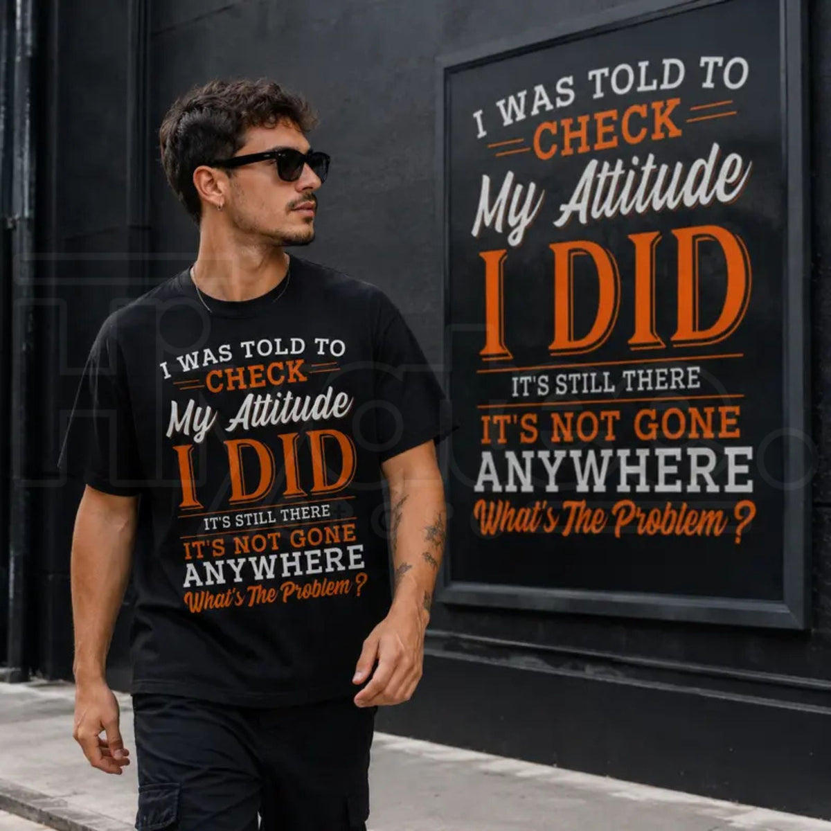 Men's Sarcastic Attitude Quote T-Shirt – Funny Crew Neck Graphic Tee