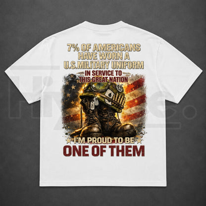 Veteran Pride Graphic T-Shirt – U.S. Military Service Tribute Unisex Tee