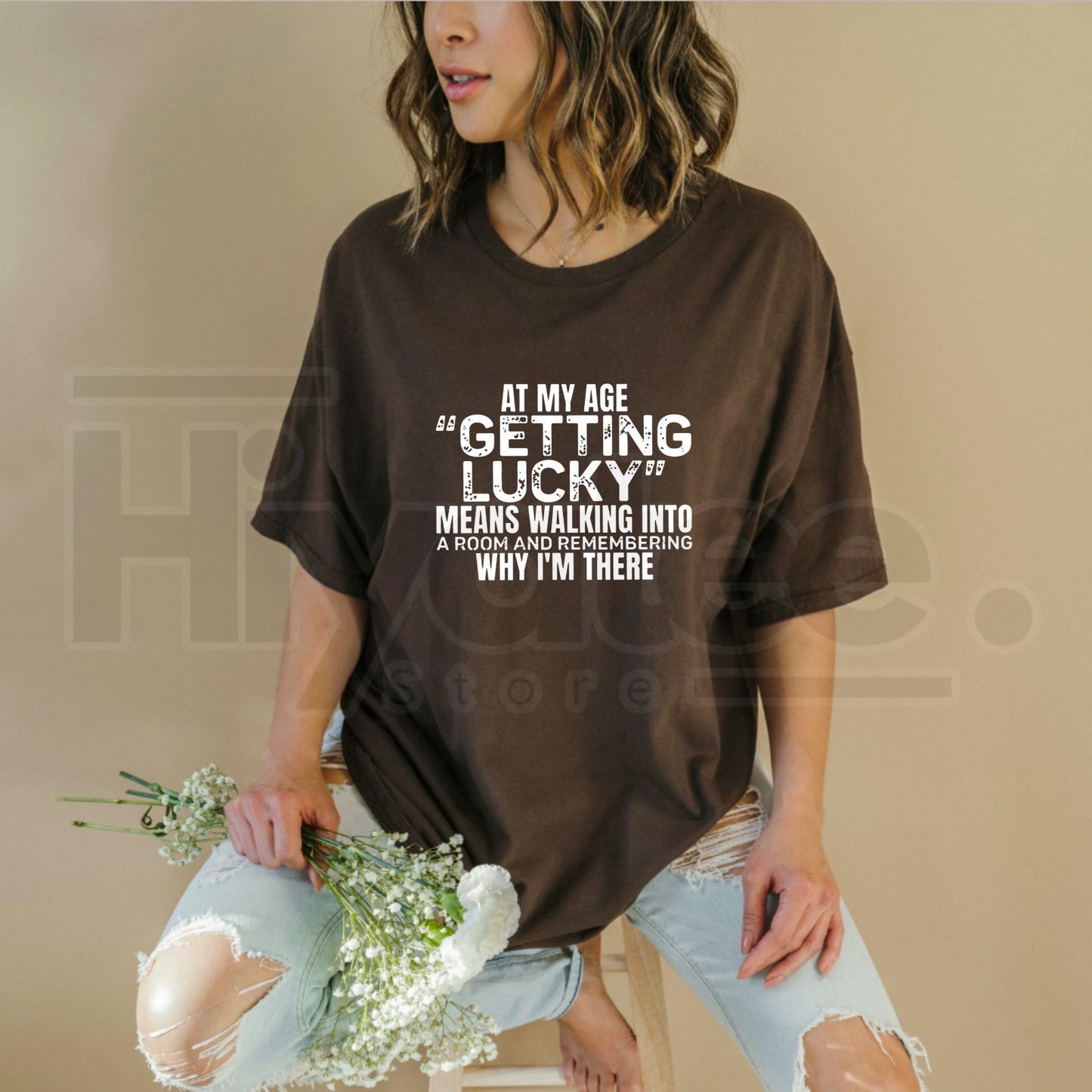 "Active Life" Letter Print – Women’s Performance Casual Graphic Top