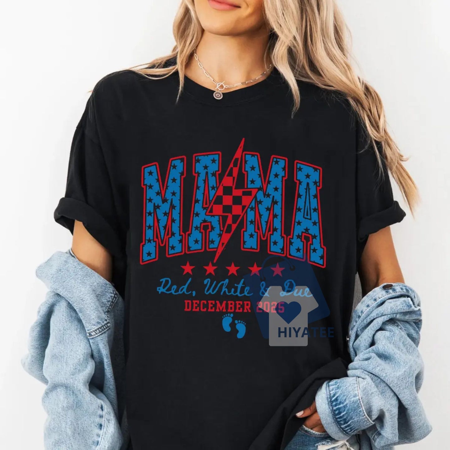 Firecracker Coming Soon – USA Baby Reveal 4th of July Maternity Tee