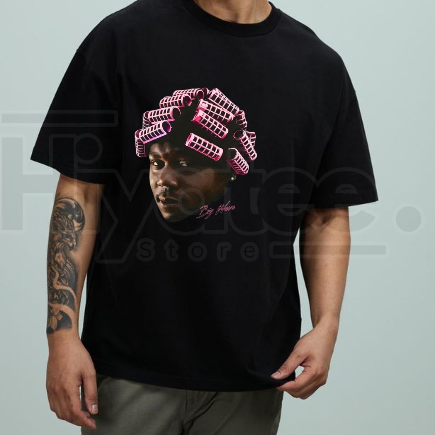 "Big Worm" – Vintage 90s Retro Graphic Streetwear Top