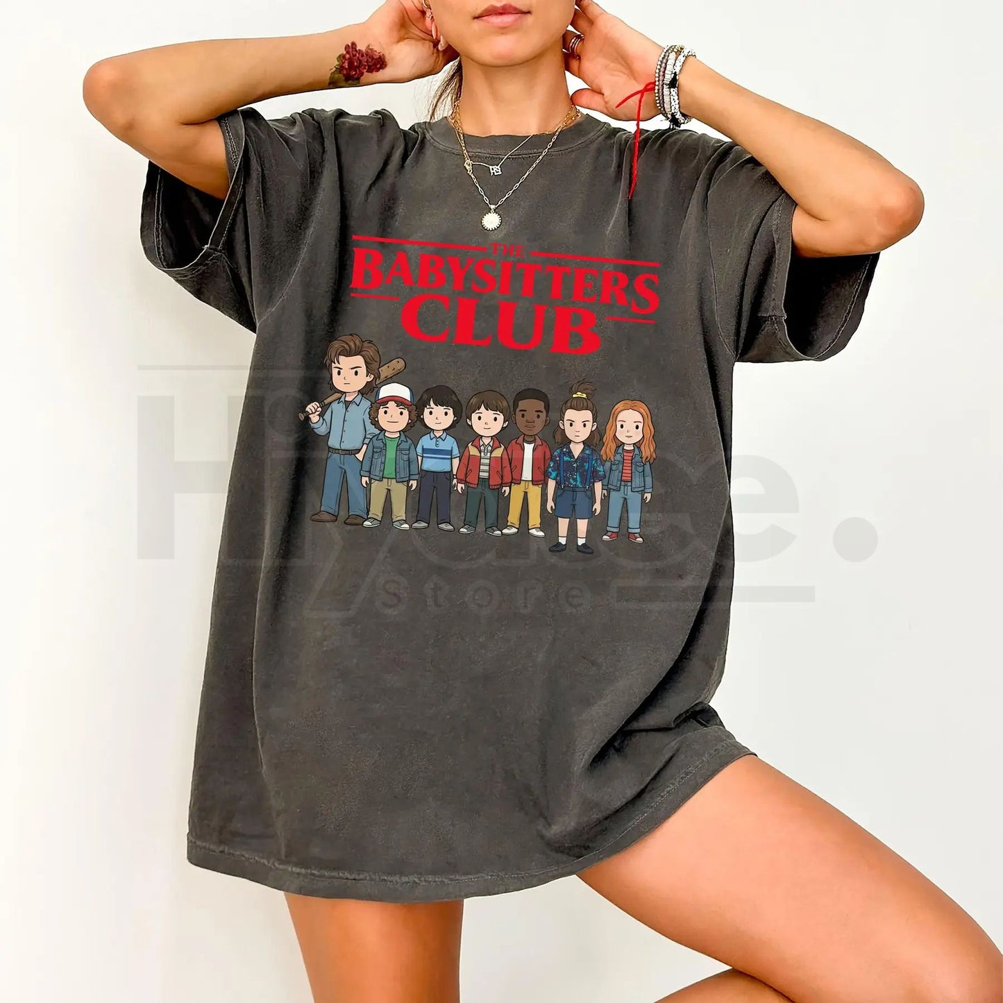 Retro Steve "Babysitter Club" Shirt – Vintage Hawkins Fan Graphic Tee