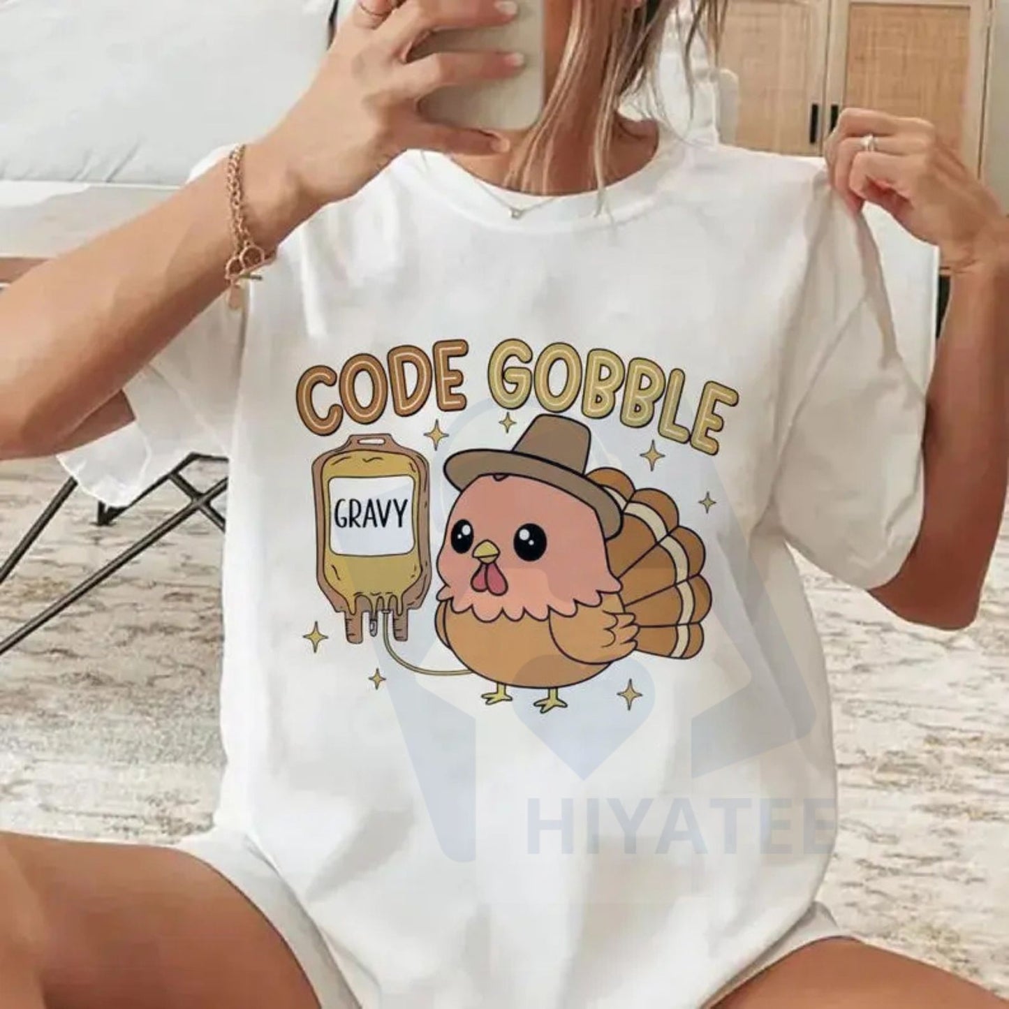 Comfort Colors Thanksgiving Nurse T-Shirt – Funny RN CNA Medical Team Tee, Fall Holiday Appreciation Gift