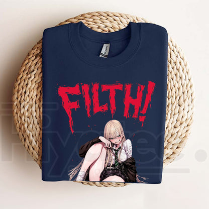 FILTH! Malfoid Unisex T-Shirt – Dark Academia & Gothic Wizard Meme Tee
