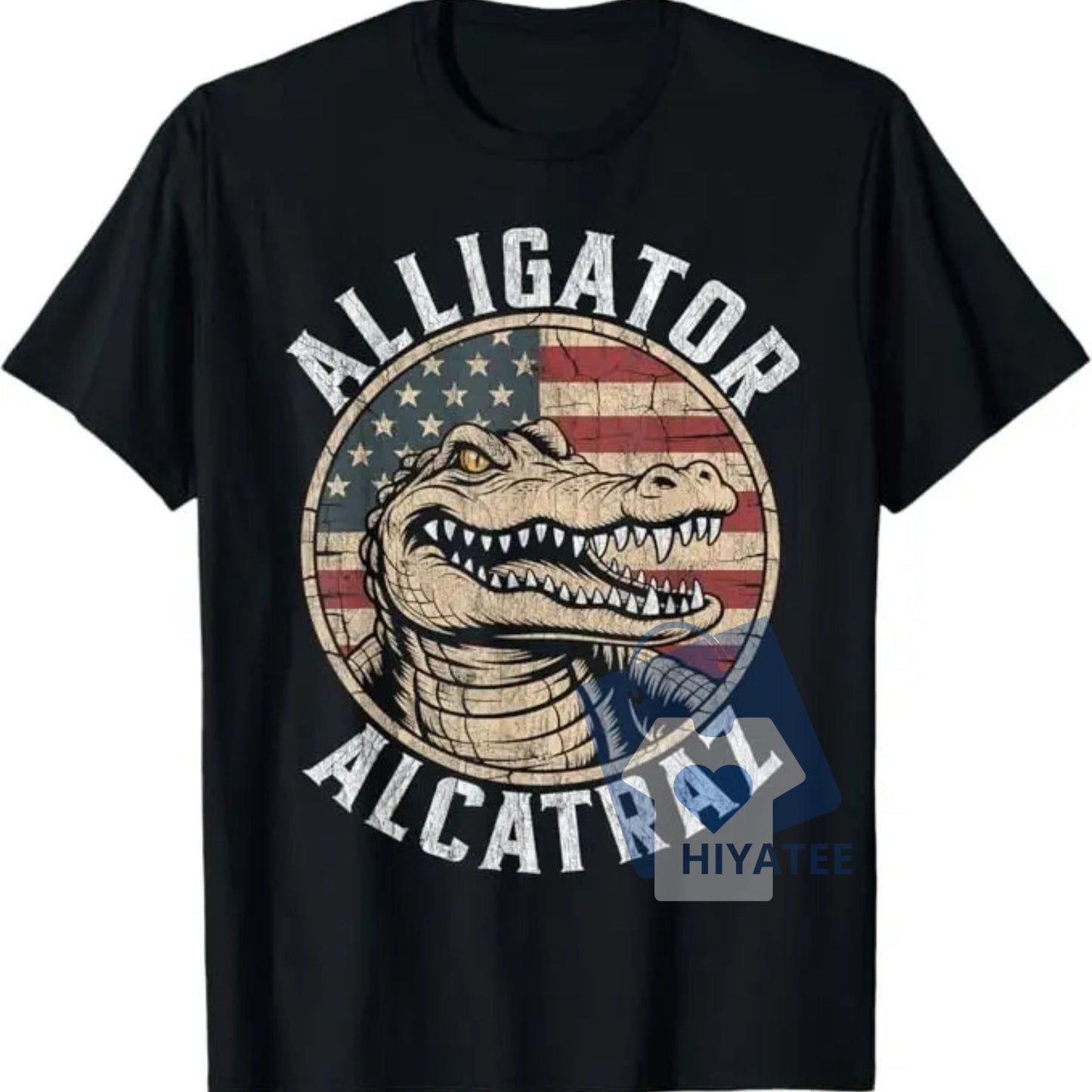 Florida Everglades Alligator Alcatraz T-Shirt – Bold Flag Design