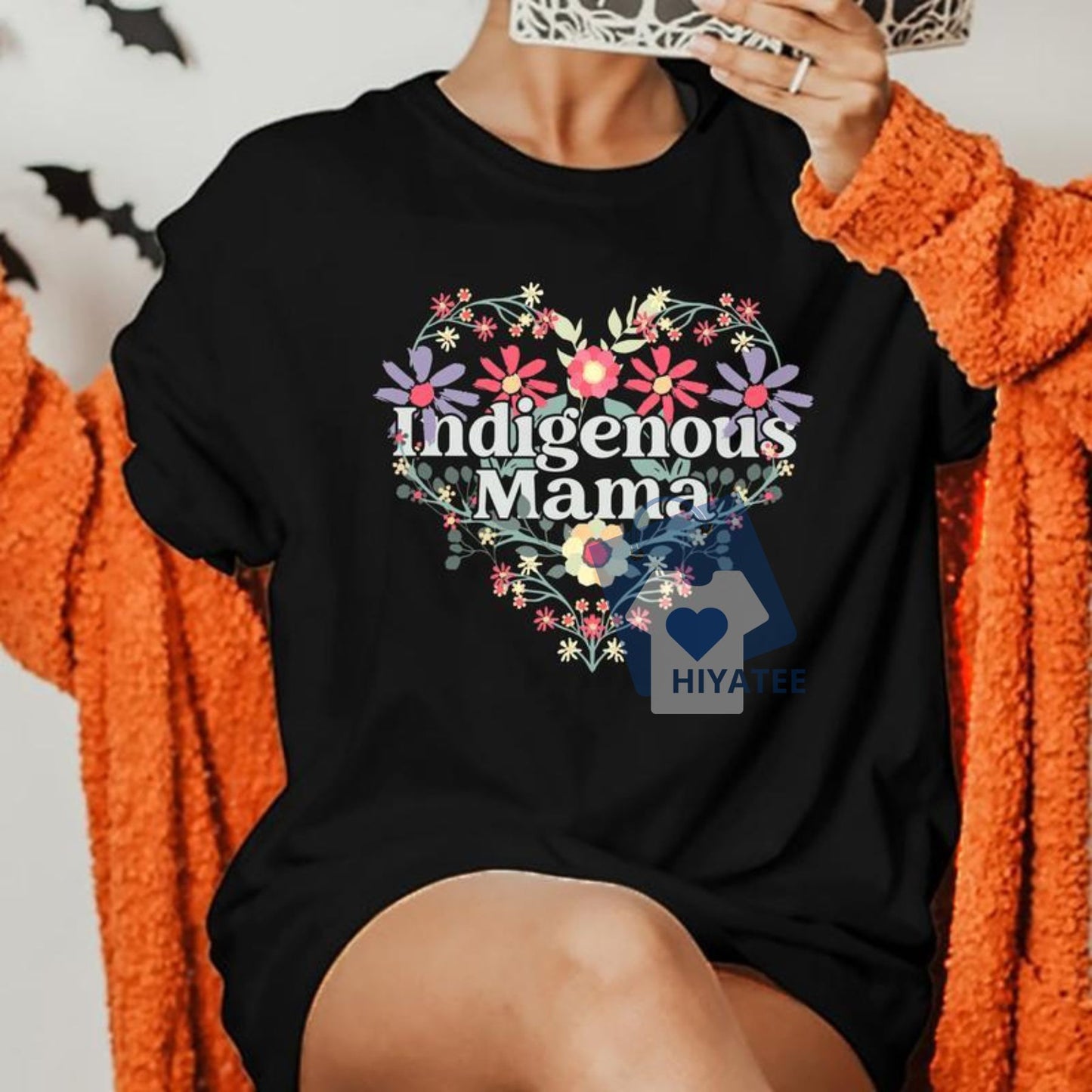 Indigenous Mama Tee – Full-Color Native Mom Shirt for Men and Women