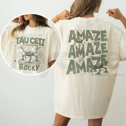 Comfort Colors® Rocky Tau Ceti T-Shirt – Project Hail Mary "Amaze Amaze Amaze" Jazz Hands Sci-Fi Gift