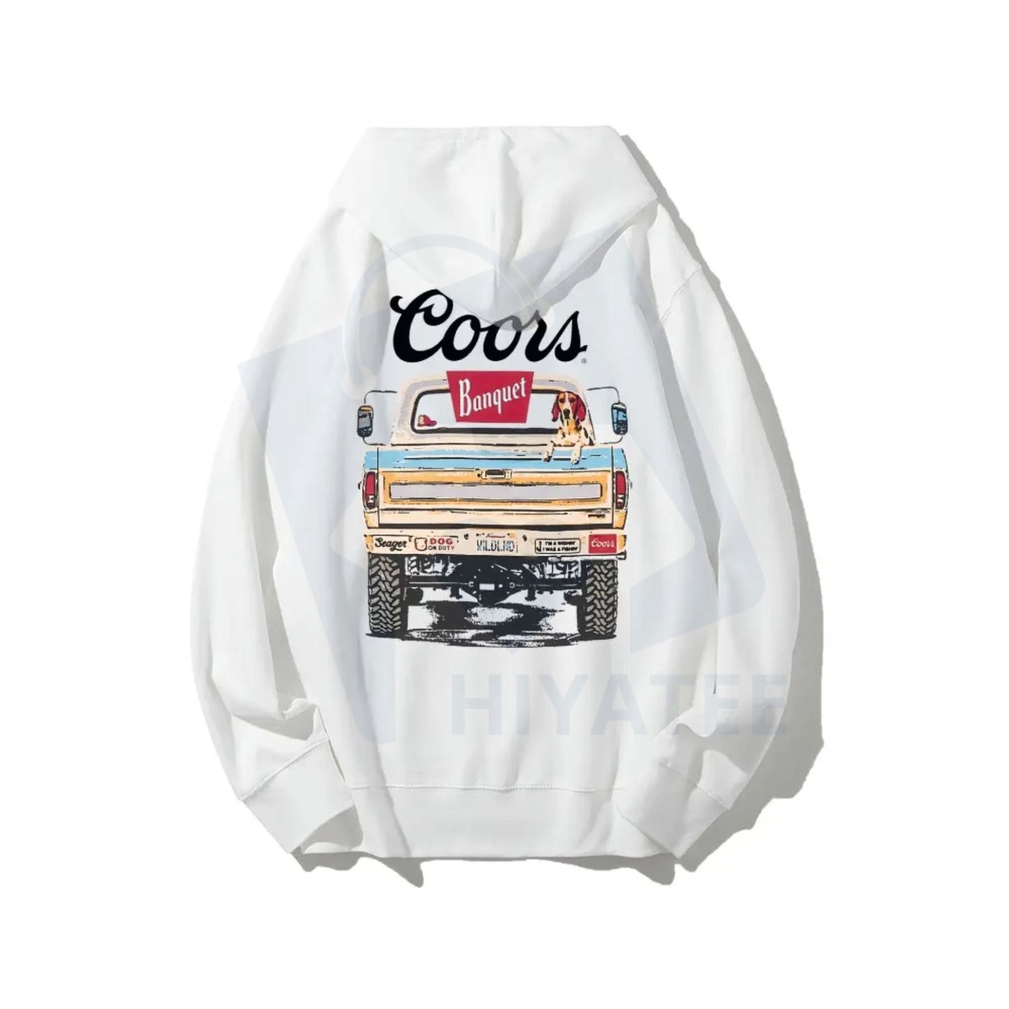 Coors Banquet Retro Truck Hoodie – Country Western Style