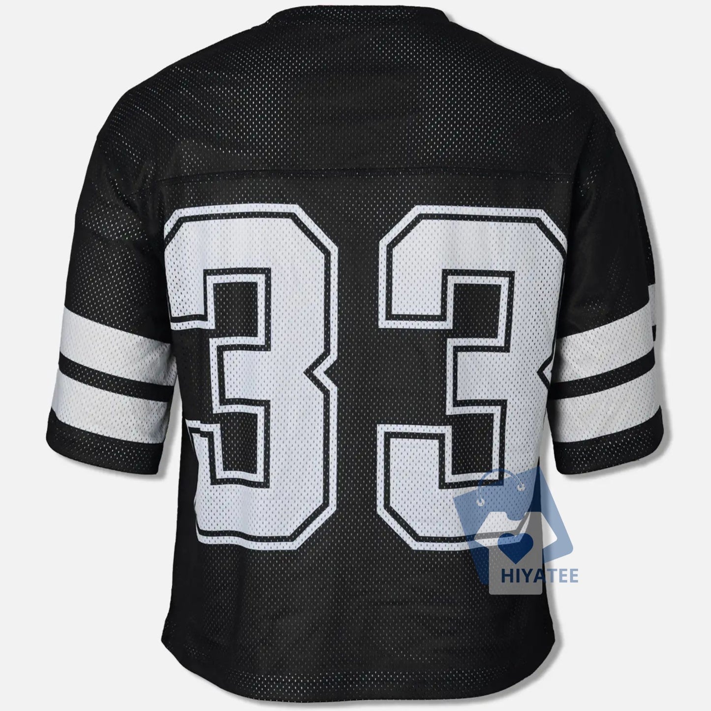 Mesh Number Jersey Shirt – Streetwear Crew Neck Short Sleeve Tee