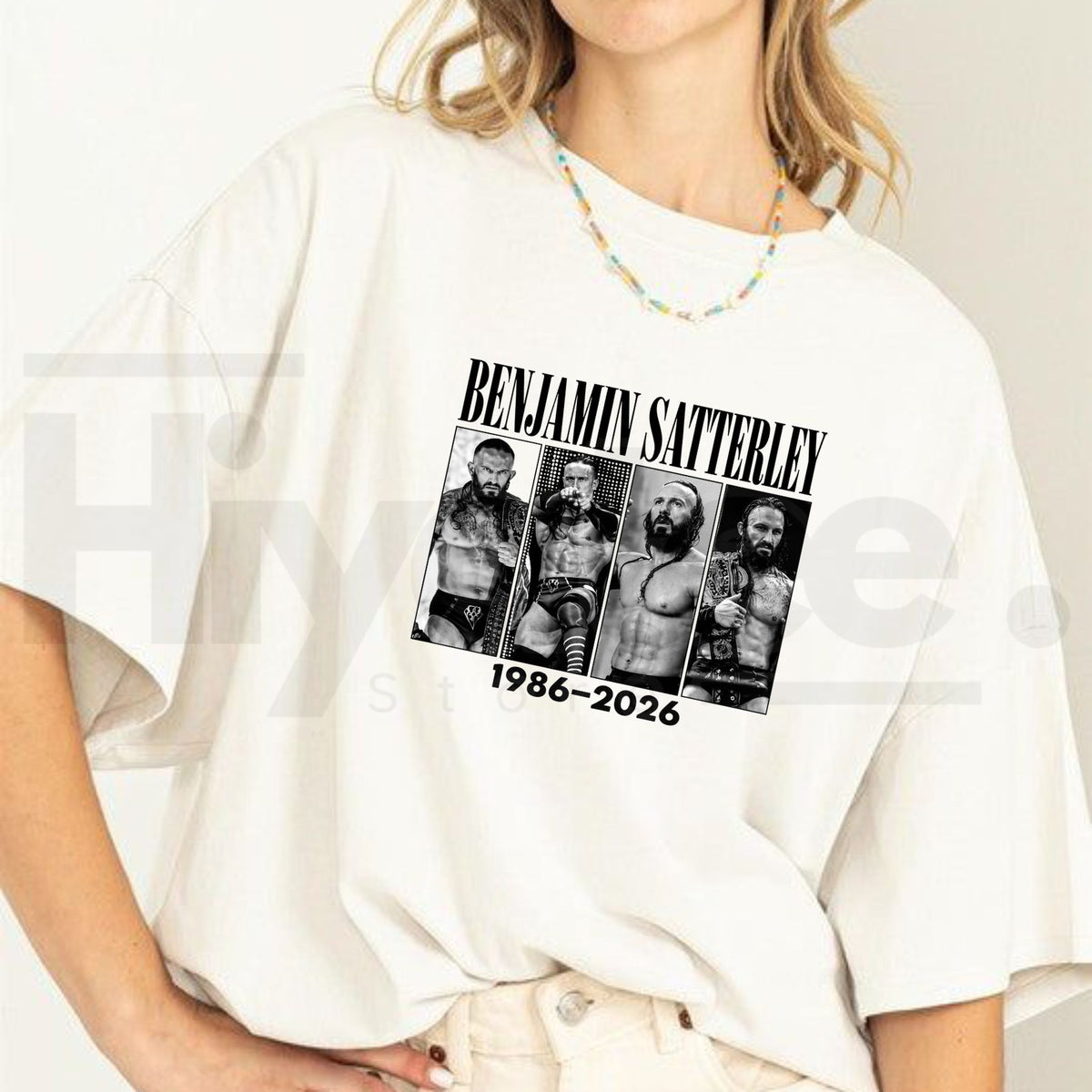 Vintage Benjamin Satterley Tribute T-Shirt – Retro Pro Wrestling Graphic Tee