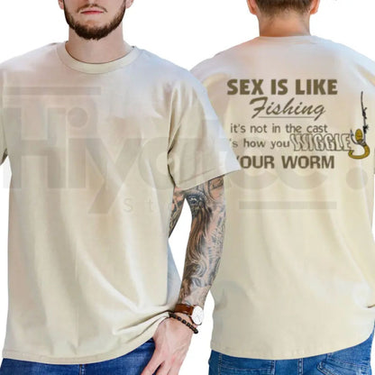 Think Like A Fish Graphic Tee – Funny Angler Shirt for Fishing Trips