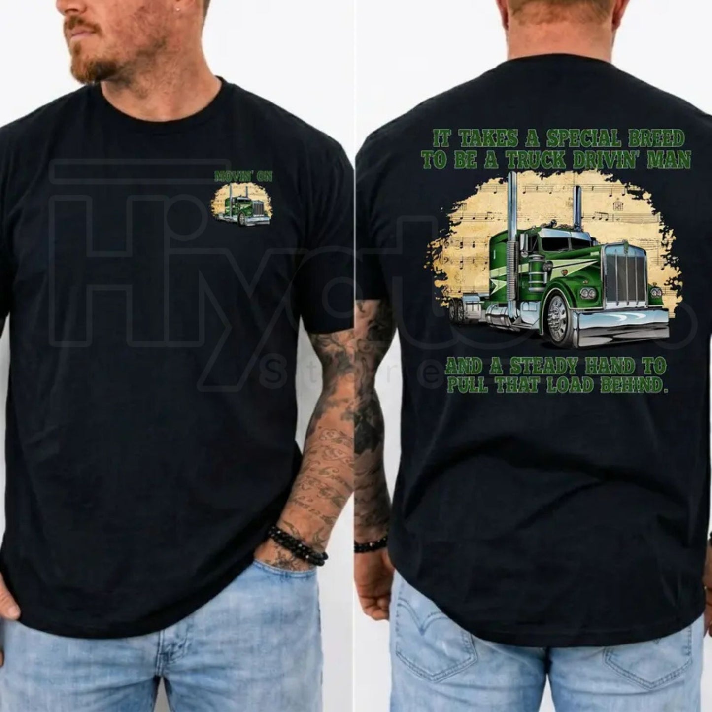 Movin' On Trucker T-Shirt – Vintage 70s TV Show Retro Big Rig Graphic Tee