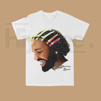 Drake "For All The Dogs" Big Face Graphic Tee – Vintage Rap Style Oversized Shirt, OVO Inspired Hip Hop Streetwear