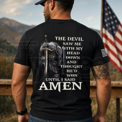 TRENZ SHIRT COMPANY Men's Christian Message T-Shirt – Minimalist Cotton Short-Sleeve Tee