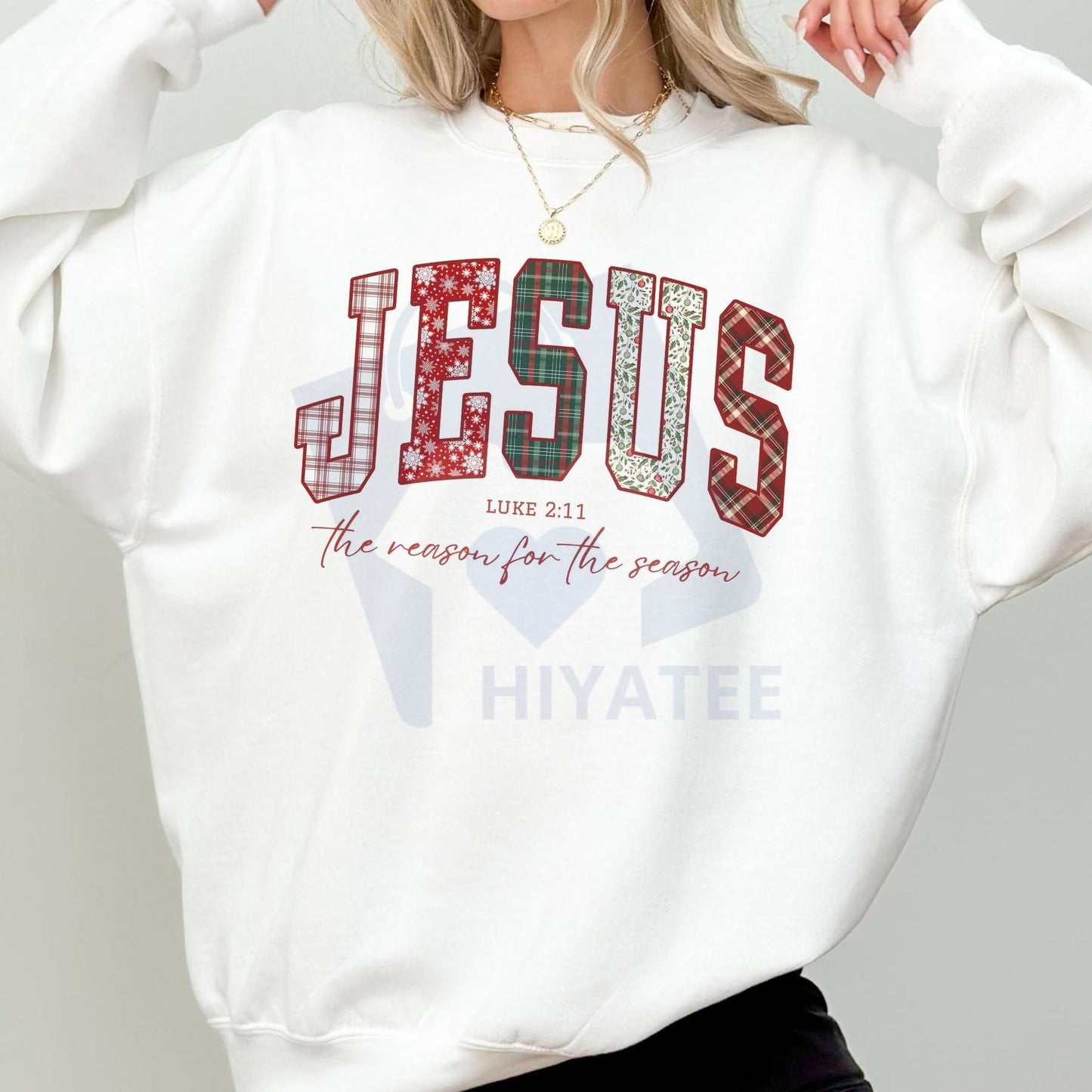 Christian Jesus Sweatshirt: Christmas Bible Verse, Trendy Faith Apparel, "The Reason For The Season" Gift