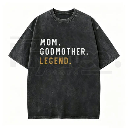 Aunt Godmother Legend T-Shirt – Funny Godparent Gift Cozy Crewneck Sweater