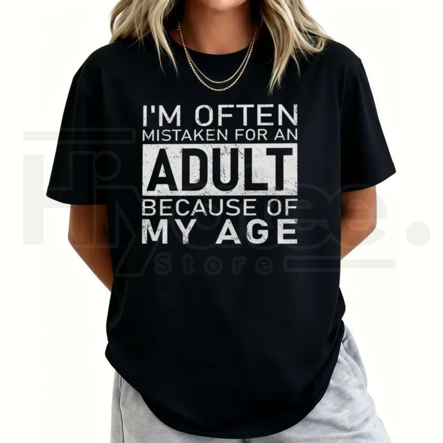 Often Mistaken For An Adult T-Shirt – Funny Age Novelty Graphic Tee