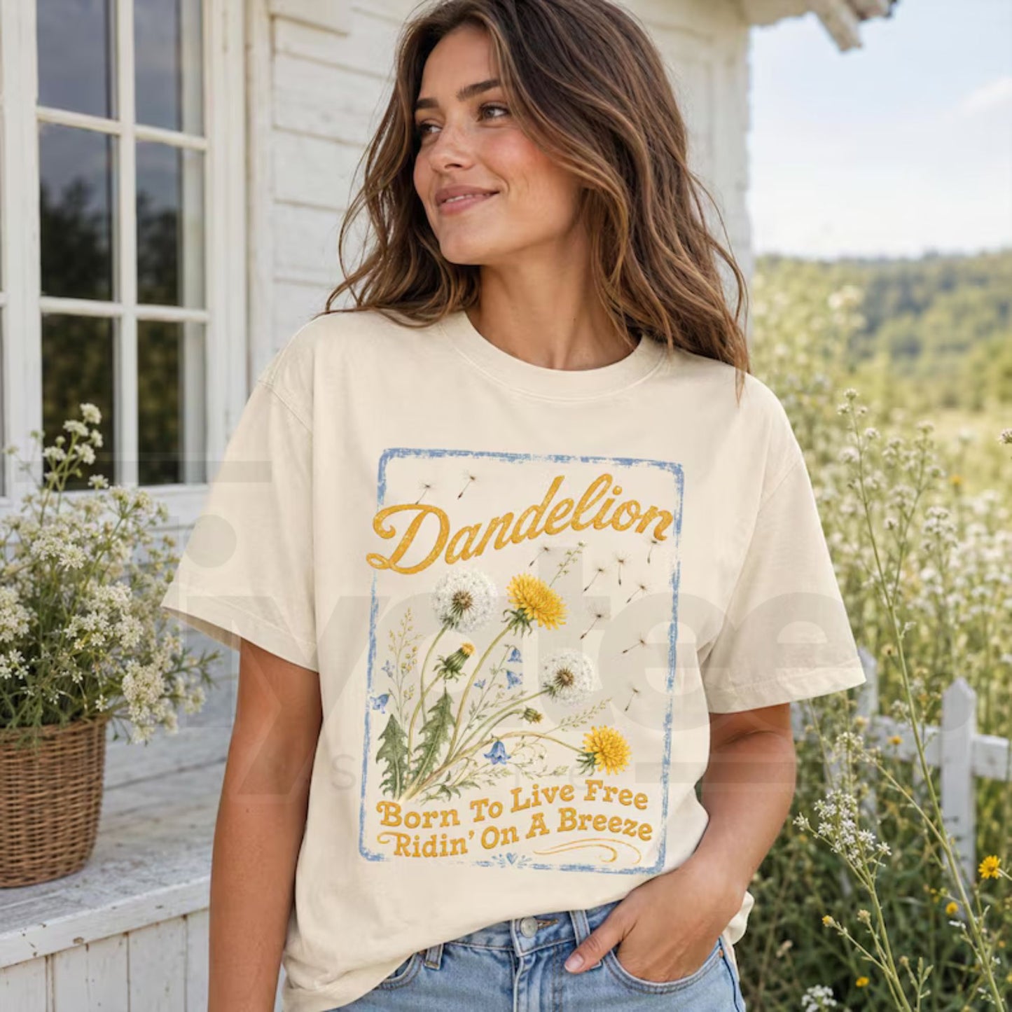 Comfort Colors Dandelion Shirt Country Music Graphic Tee Dandelion Lover Gift