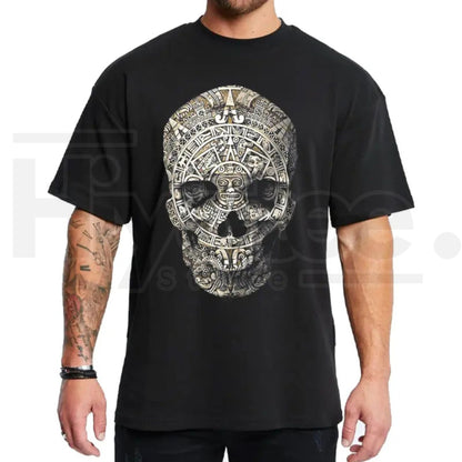 Skull Art Chicano Graphic Tee – Mexican Lowrider Culture Streetwear