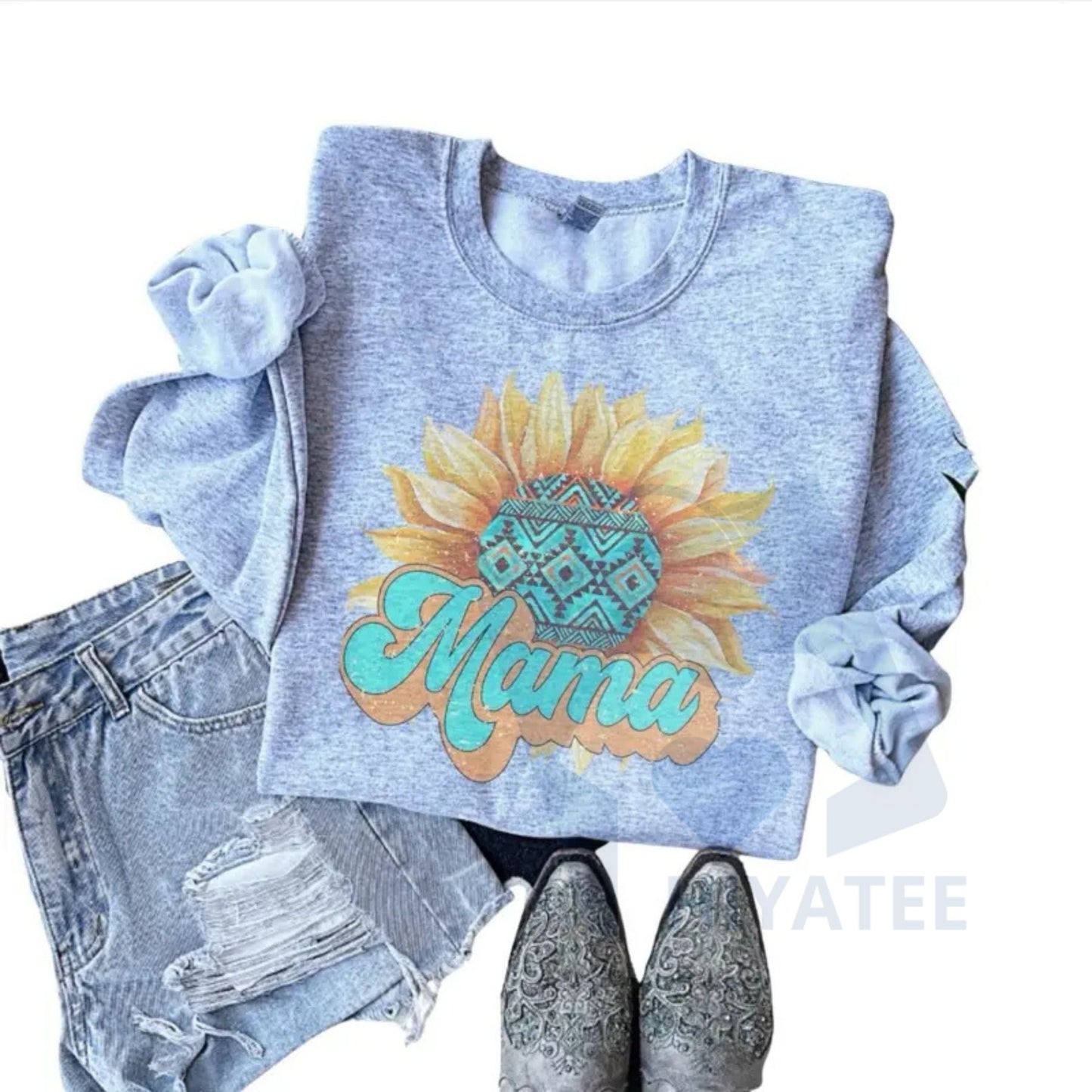 2 For 35 ASH GREY Sweatshirt TWO PACK: Custom You Pick The Category (Petty Mama Faith Spooky Horror), Bulk Bundle Gift - Hiyatee