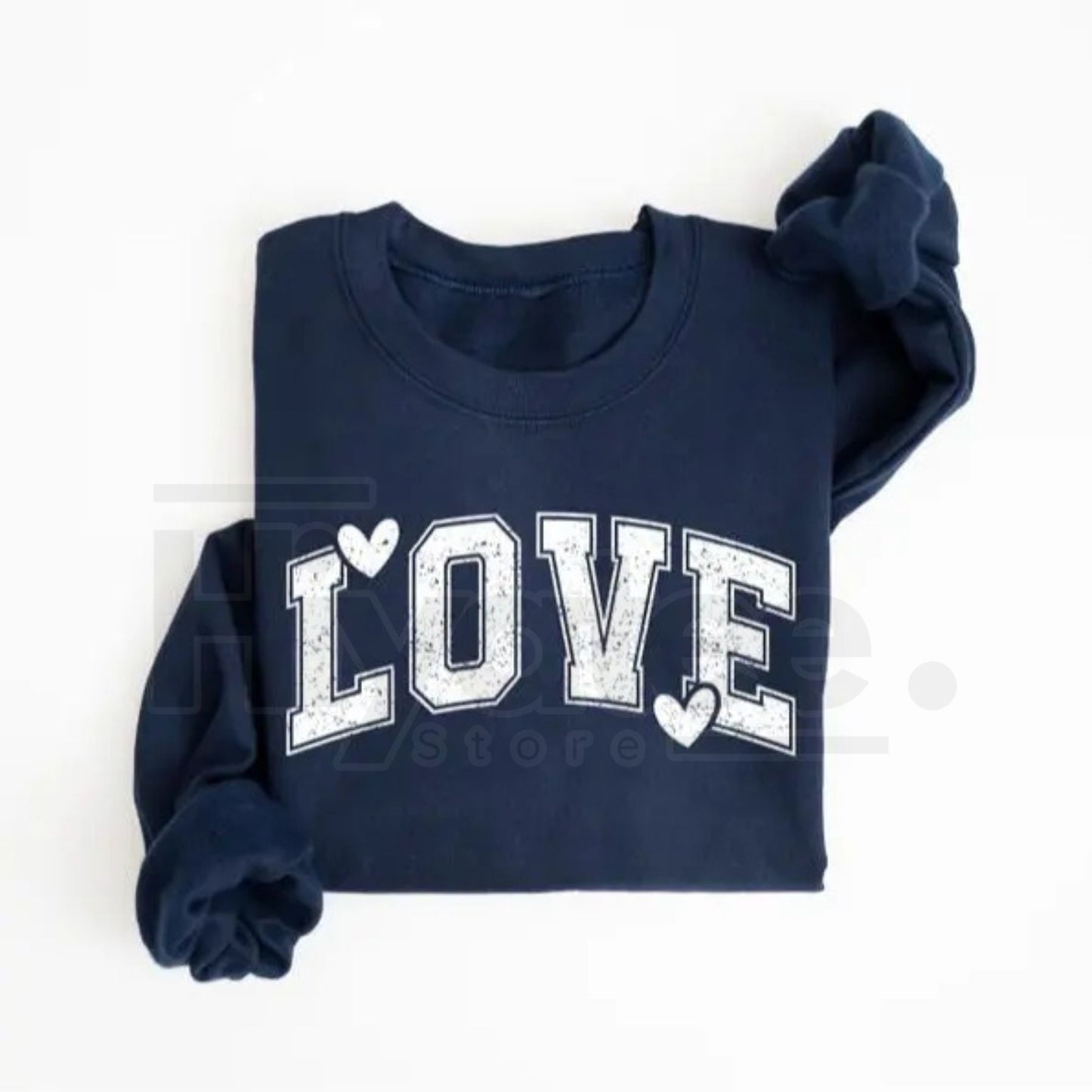 Retro Love Valentines Heart Sweatshirt: Cute Vintage Teacher Valentine Crewneck