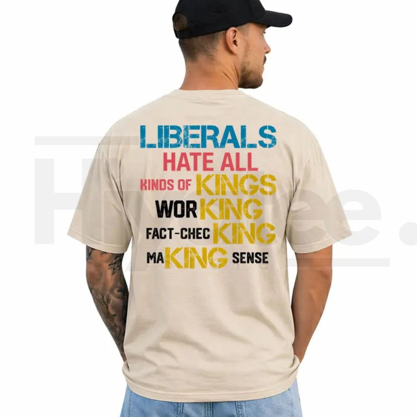 Liberals Funny T-Shirt – Short Sleeve Political Satire Cotton Graphic Tee