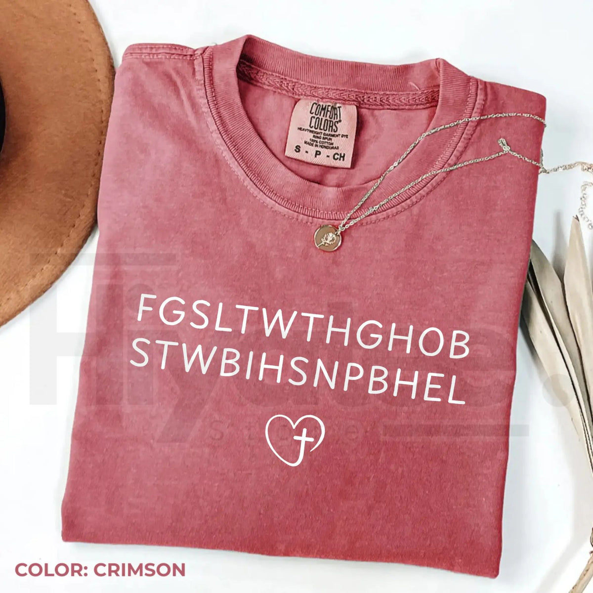 Comfort Colors John 3 16 God So Loved The World Christian Tee