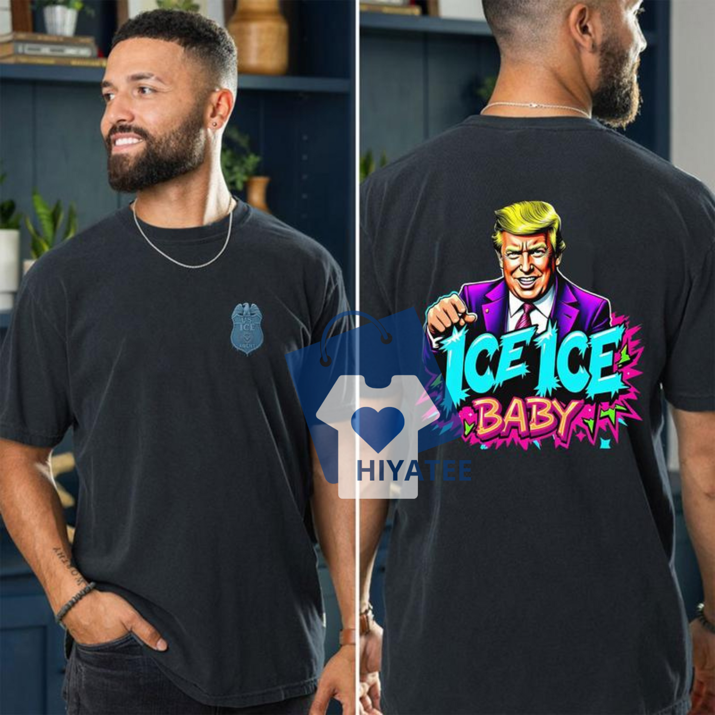 Ice Ice Baby Trump Shirt – Funny Political Meme Tee, Unisex Trending Graphic T-Shirt