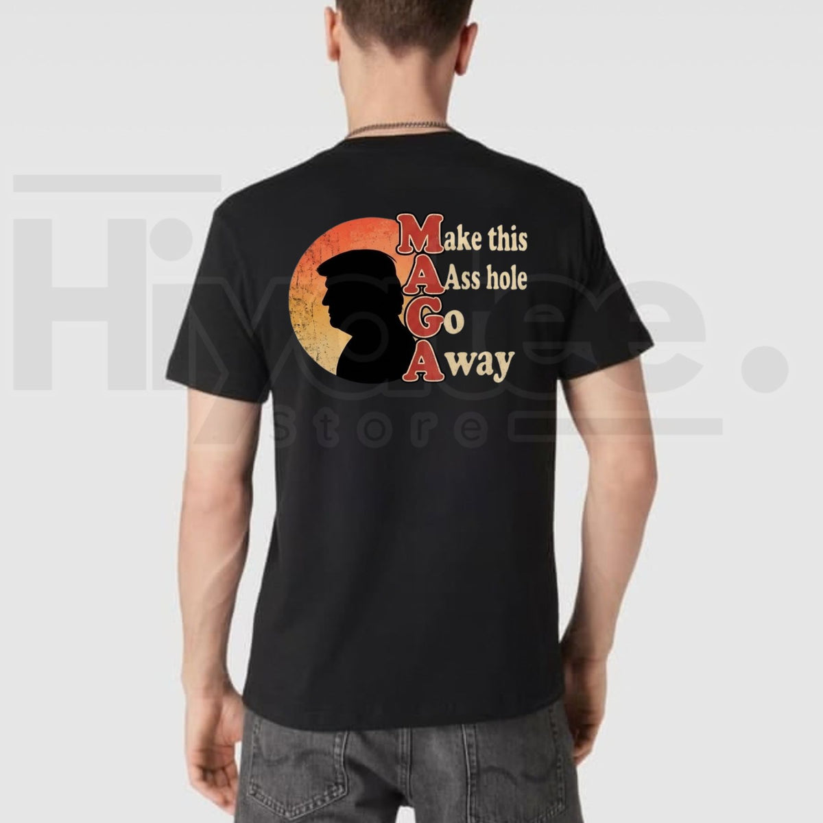Funny Anti-MAGA Political Satire T-Shirt – Retro Vintage Sarcastic Protest Tee