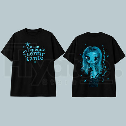 Vintage Blue Graphic Unisex Cotton T-Shirt – Aesthetic Art Print Tee