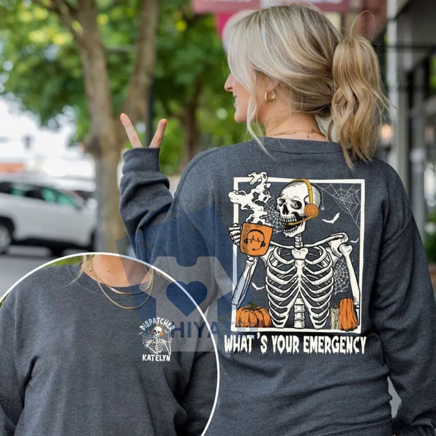 What's Your Emergency Shirt – 911 Dispatcher Halloween Shirt, Custom Emergency Dispatcher Sweatshirt, Personalized Healthcare Gift
