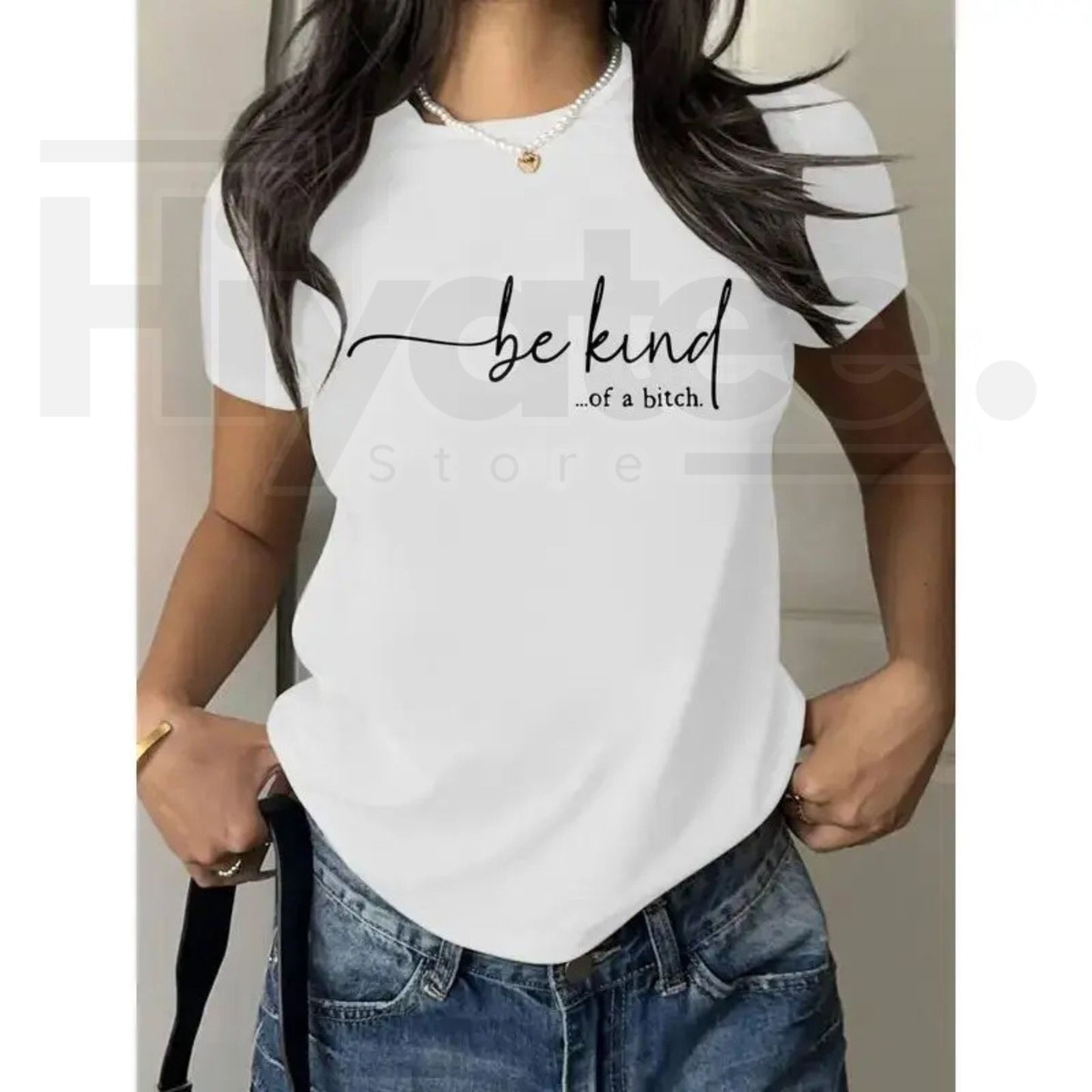 "Be Kind... Of A Bitch" – Edgy Sassy Statement Graphic Top