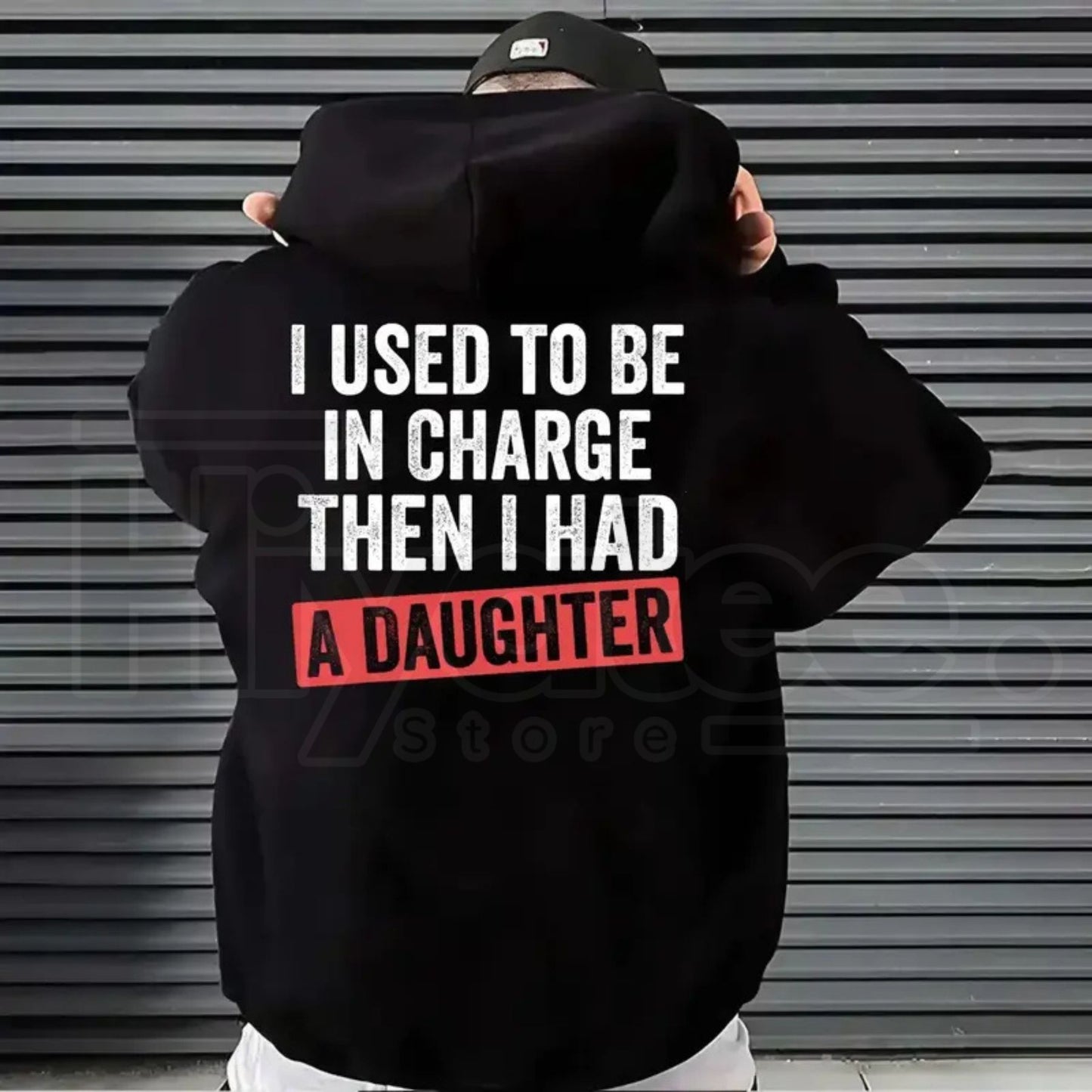 "I Used To Be In Charge" Girl Dad Hoodie – Funny Father’s Day Gift & Proud Dad Streetwear