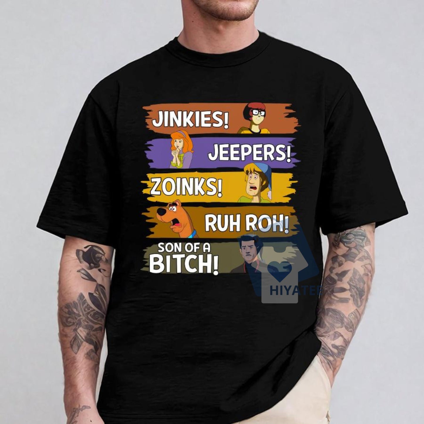 Scooby Catchphrases T-Shirt – Meddling Kids Cartoon Tee, Vintage Mystery Gang Shirt, Classic Childhood Graphic